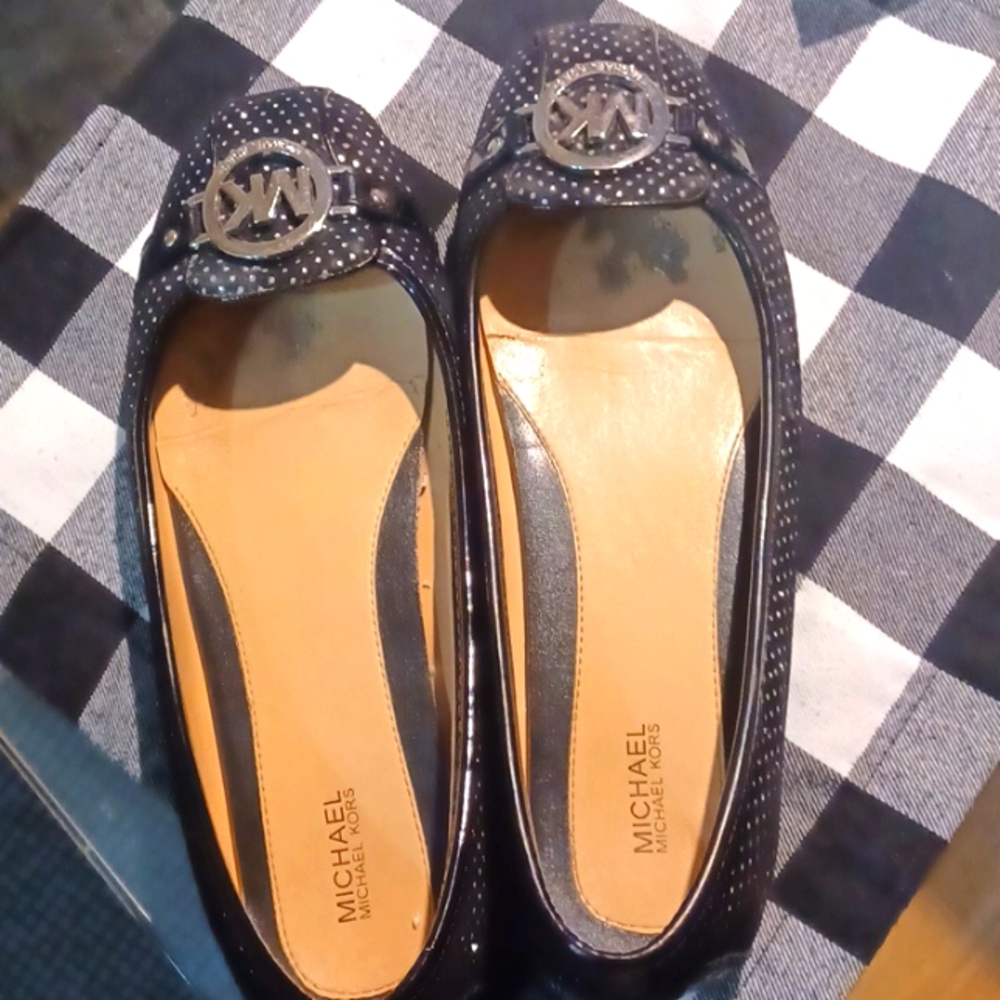 Michael Kors Fulton Leather Moccasin/Ballerina Flats Slip Ons Women's 10M